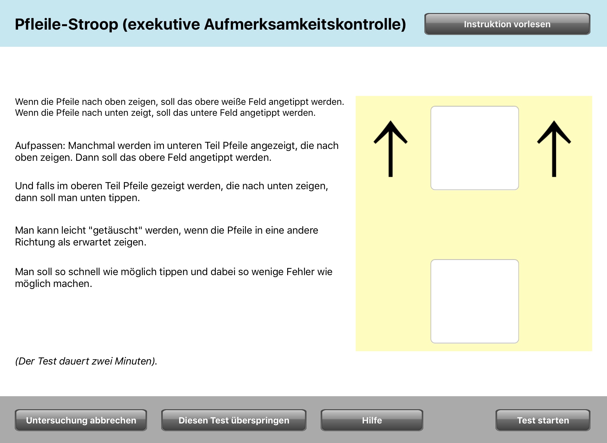 CABPad Neuropsychological Test screenshot 4