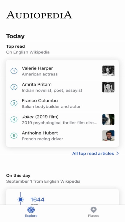 AudioPedia for Wikipedia