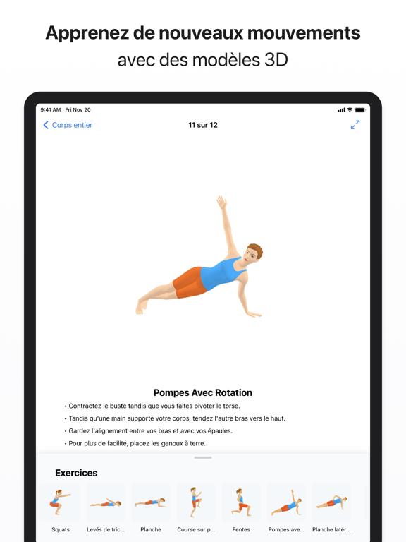 Seven - 7 minutes d'exercice Seven - 7 minutes d'exercice