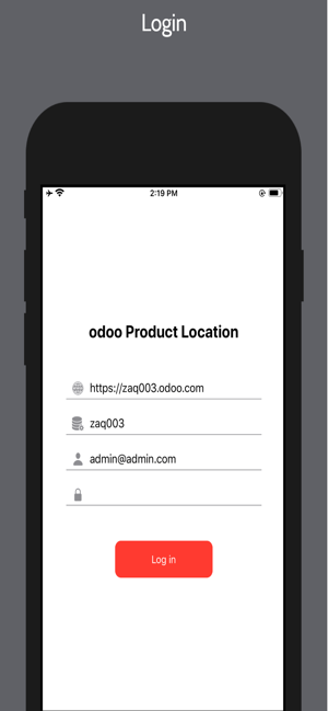 Odoo Product Location