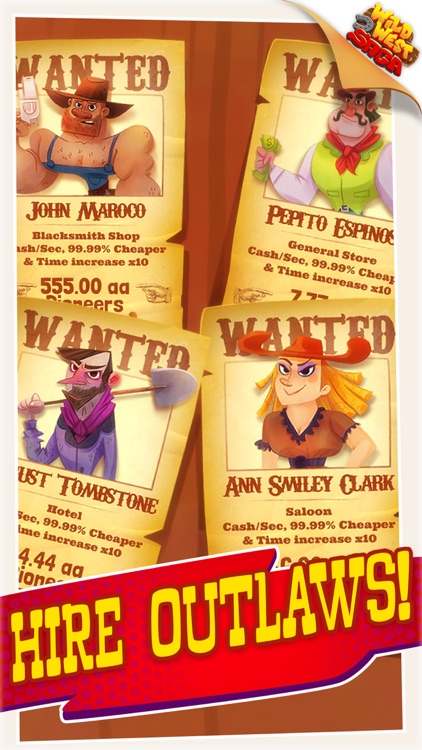 Wild West: Idle Tycoon Clicker screenshot-3