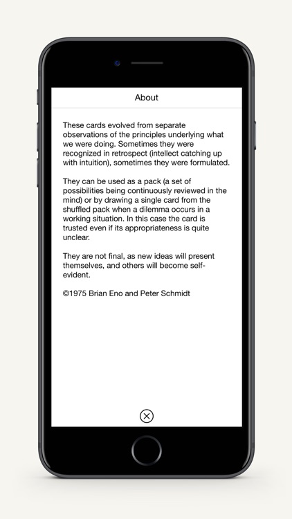 Oblique Strategies SE screenshot-9