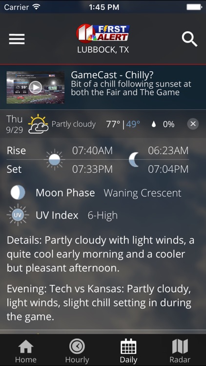 KCBD First Alert Weather screenshot-3