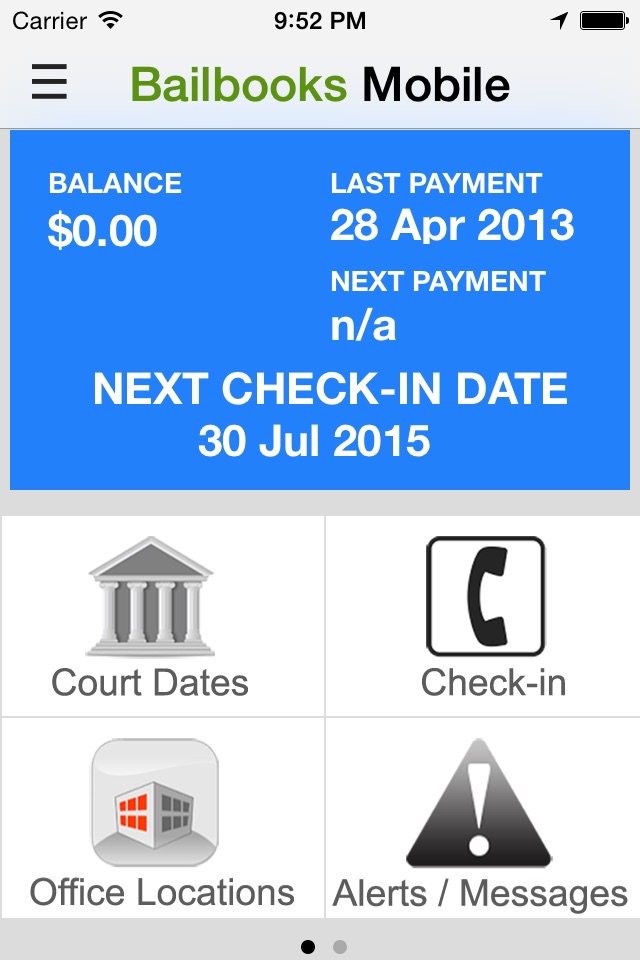 Bailbooks Defendant Check-In screenshot 2