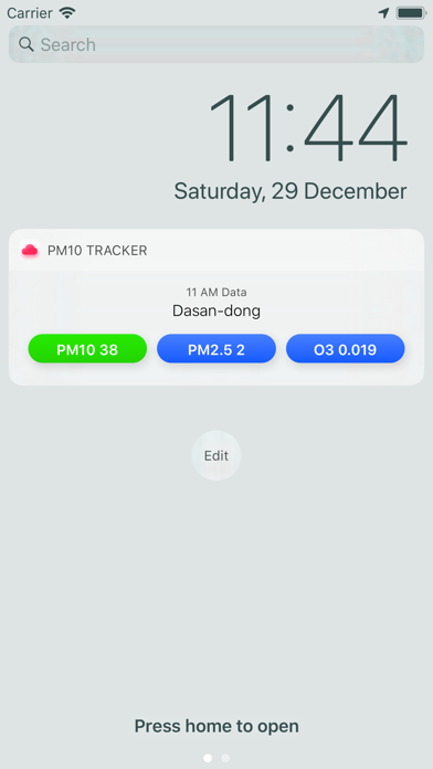 PM10 Tracker (미세먼지알림이) screenshot 4