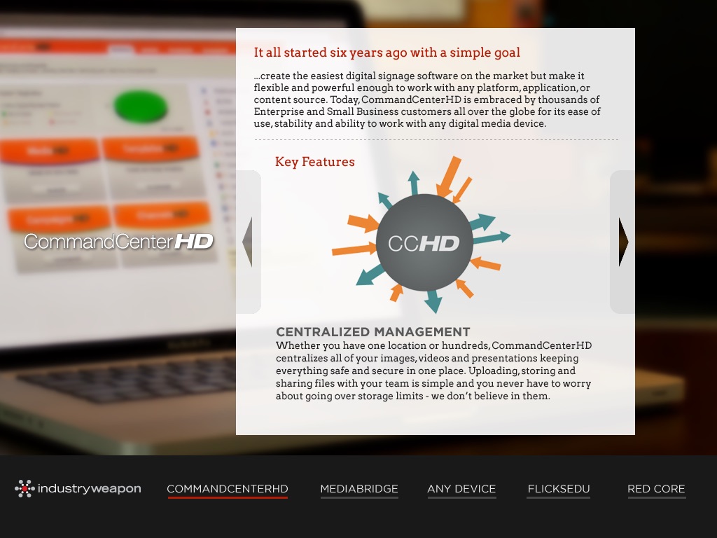 CommandCenterHD IWPlayer screenshot 2