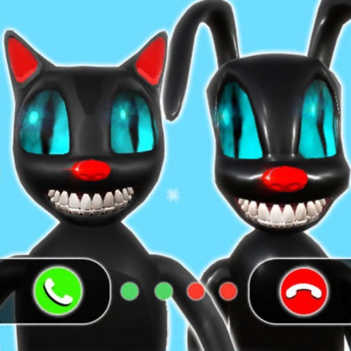 Scary Cartoon Cat Dog Call Me iOS App