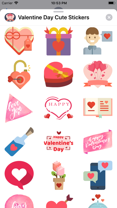 Valentine Day Cute Stickers screenshot 4