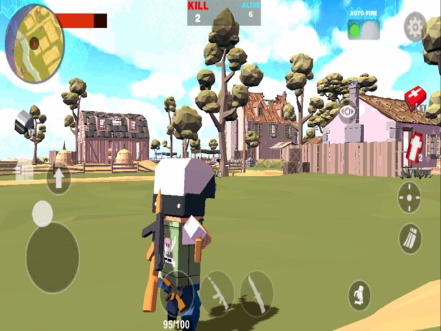 Battle war royale survival, game for IOS