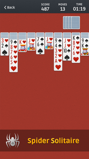 Spider Solitaire ⋄ for iPhone - APP DOWNLOAD