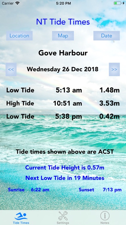 NT Tide Times