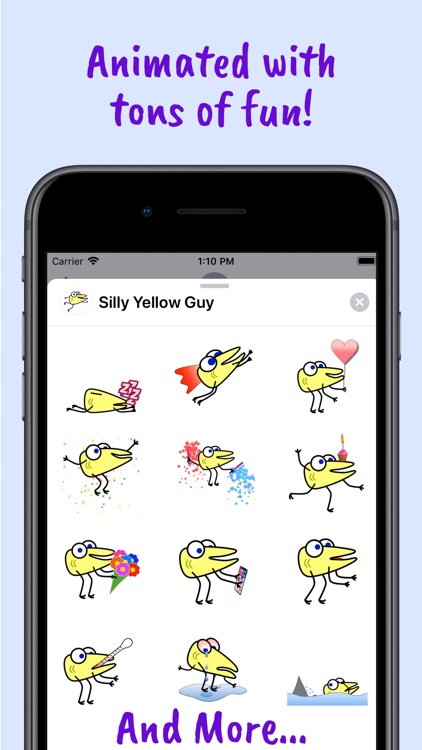 Silly Yellow Guy Stickers