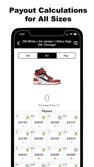 Payout - Sneaker Resell Tool screenshot 2