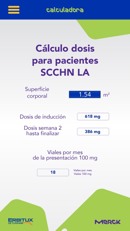 Calculadora Erbitux -Ecuador screenshot-6