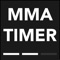 A MMA themed round by round timer that has default MMA round presets (3 round and 5 round) including rest time