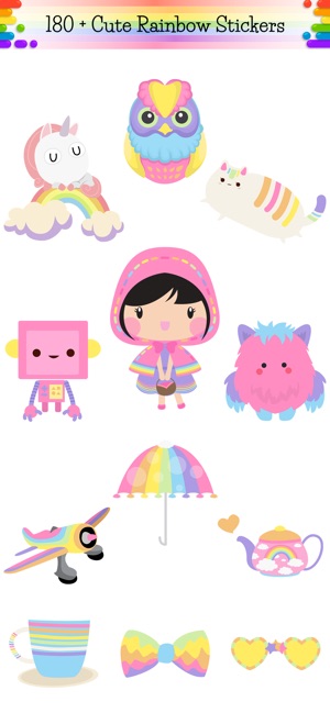 Rainbow iMessage Stickers(圖1)-速報App