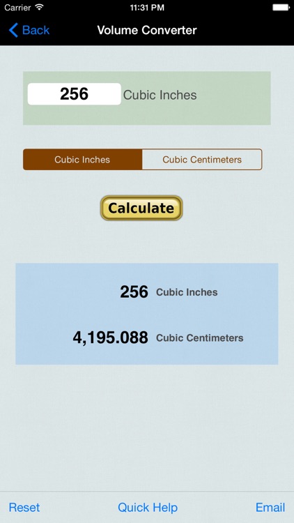 Volume & Weight Converter Calc