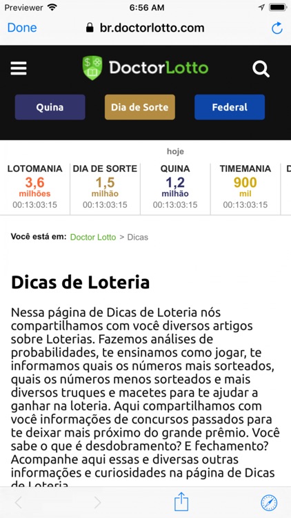 Doctor Lotto - Loterias