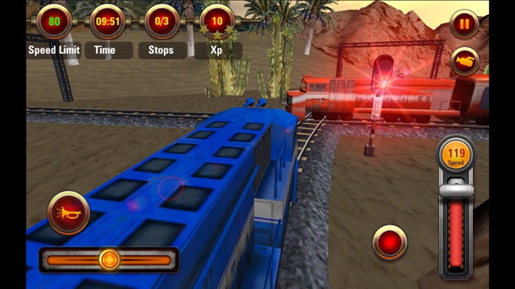 Train racing 3D 2 player screenshot-3