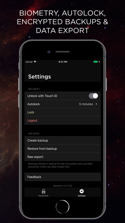 Satellite Password Manager screenshot-5