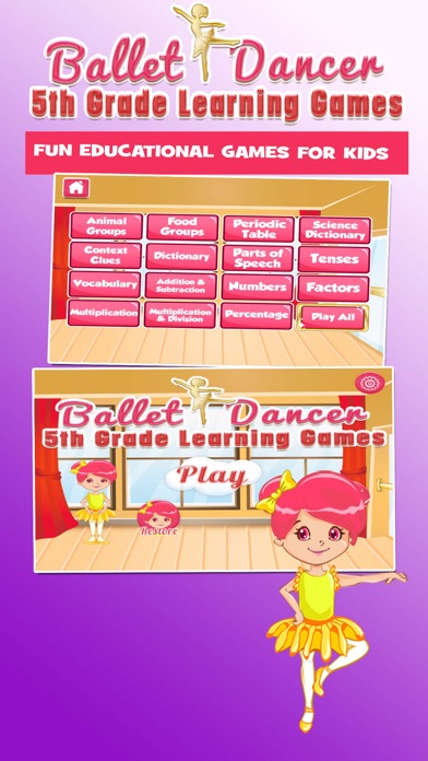 How to cancel & delete Ballerinas Grade 5 Kids Games from iphone & ipad 1