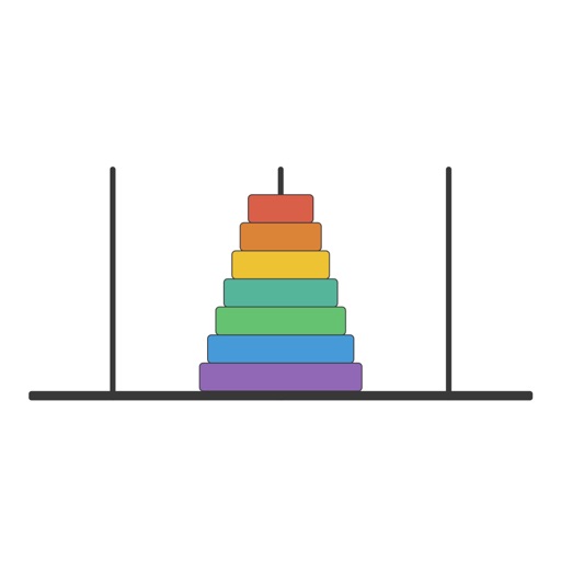 Flat Tower Of Hanoi iOS App