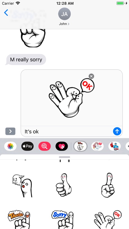 Fingerface ArtWork Stickers screenshot-3