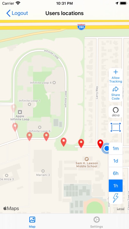 Location family tracker