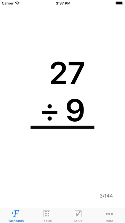 Math Division Flashcards