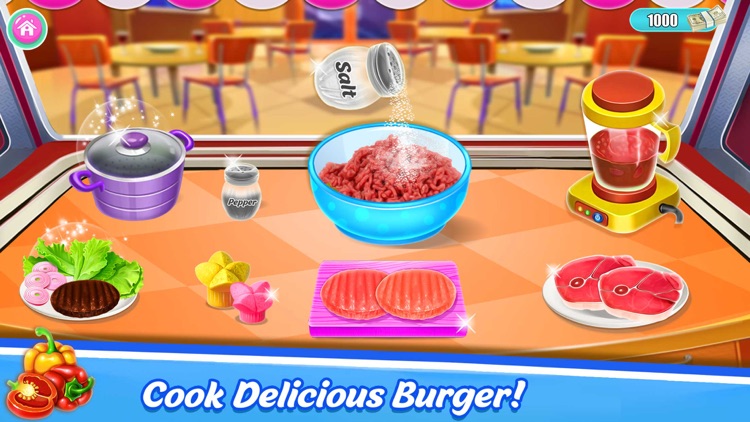 Burger Maker Food Kitchen Game screenshot-3