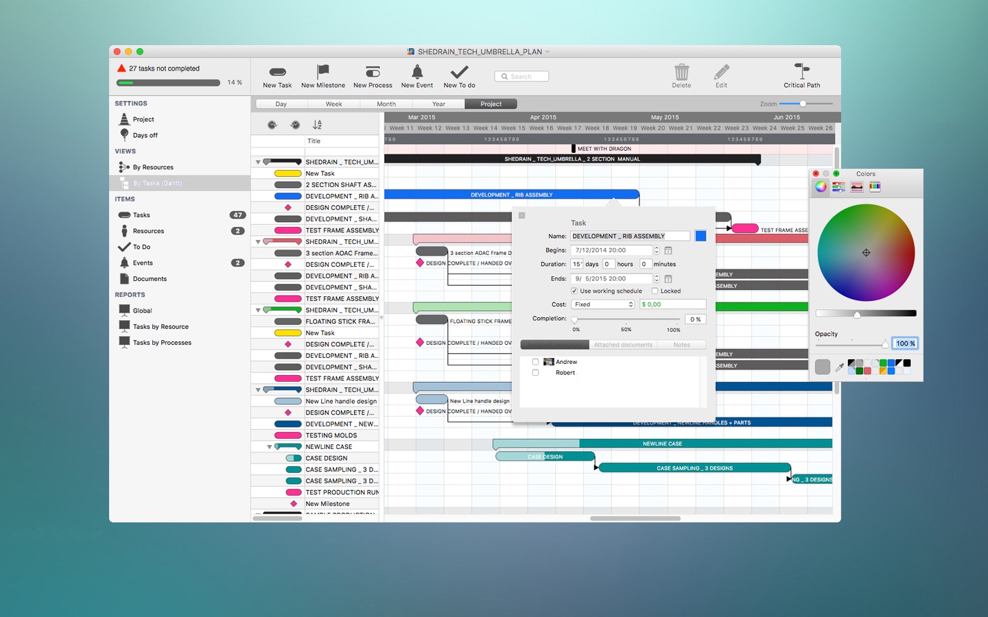 Screenshot do app xPlan
