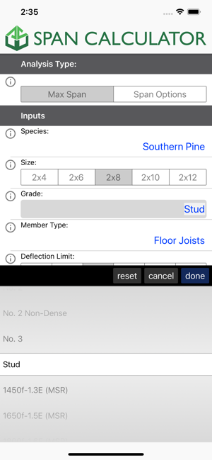 Span Calc On The App Store