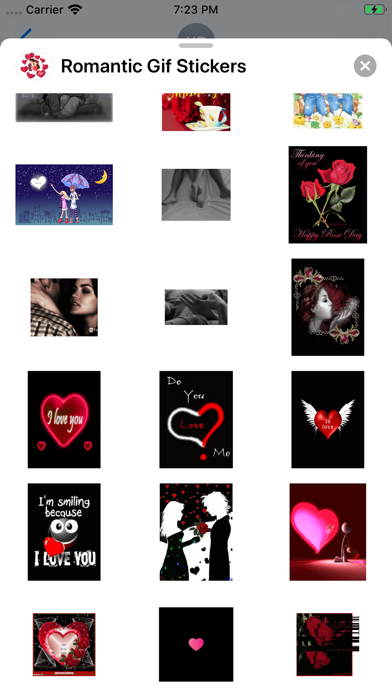 Romantic Gif Stickers screenshot 3