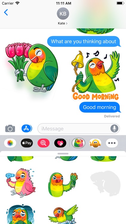 Love Birds Life Stickers screenshot-5