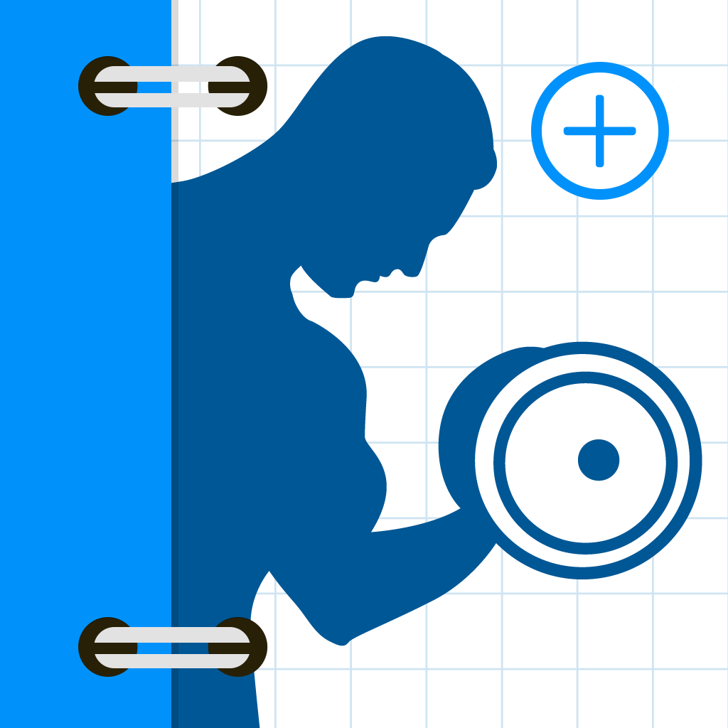 Fitness Buddy+ Gym Workout Log App Icon