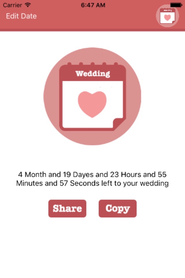 Wedding Countdown - New screenshot 3
