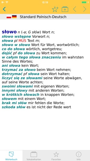 Polnisch Deutsch Wörterbuch(圖5)-速報App