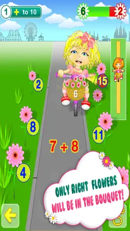 Game screenshot Math.Flowers for mom apk