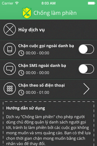 Chống làm phiền - náhled
