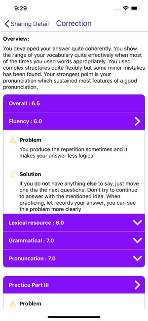 ICORRECT - IELTS SPEAKING(圖6)-速報App