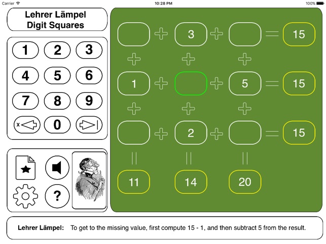 Lehrer Lämpel: Digit Squares