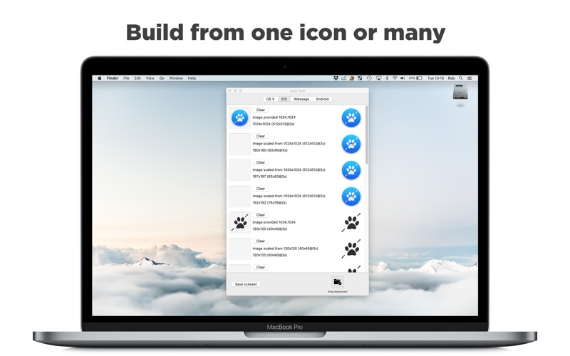 Icon Tool for Developers