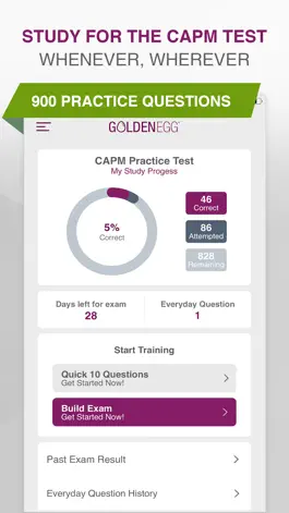 Game screenshot CAPM Practice Test Pro mod apk