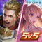 Get ready for fast paced team combat with a classic three lane arena set up