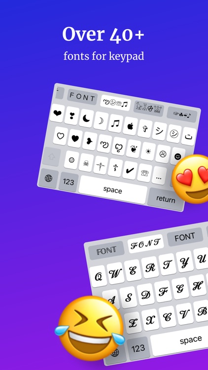 My Fonts: Fancy Keyboard Fonts screenshot-0