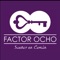 La aplicación de Factor Ocho le permite a los miembros de la comunidad de Factor Ocho tener a la mano la información respecto a los miembros de la comunidad y los próximos eventos