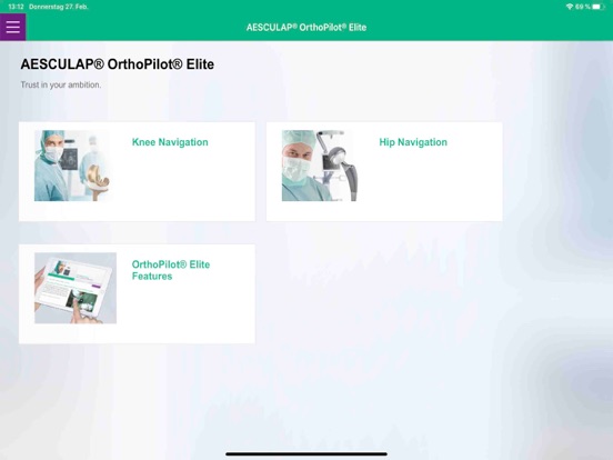 Screenshot #4 pour AESCULAP® OrthoPilot® Elite