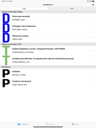 Screenshot 1 Gestor ONCE libros digitales iphone