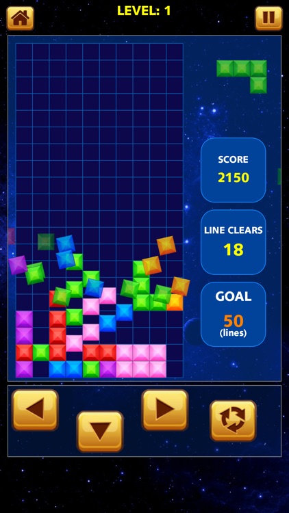 Galaxy Block Game