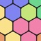 Drag the hexagon into the scene, as long as all the small hexagons combining just full of a straight line, you can eliminate